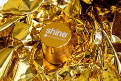 Shine Gold Herb Grinder - Discreet Smoker