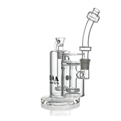 10" Dual-Chamber External Recycler Bong | Croia Glass - Discreet Smoker