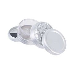 SEE THROUGH CHAMBER GRINDER - Discreet Smoker