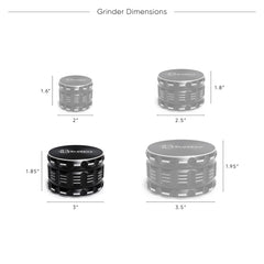 GA Aluminum Grinder - Discreet Smoker