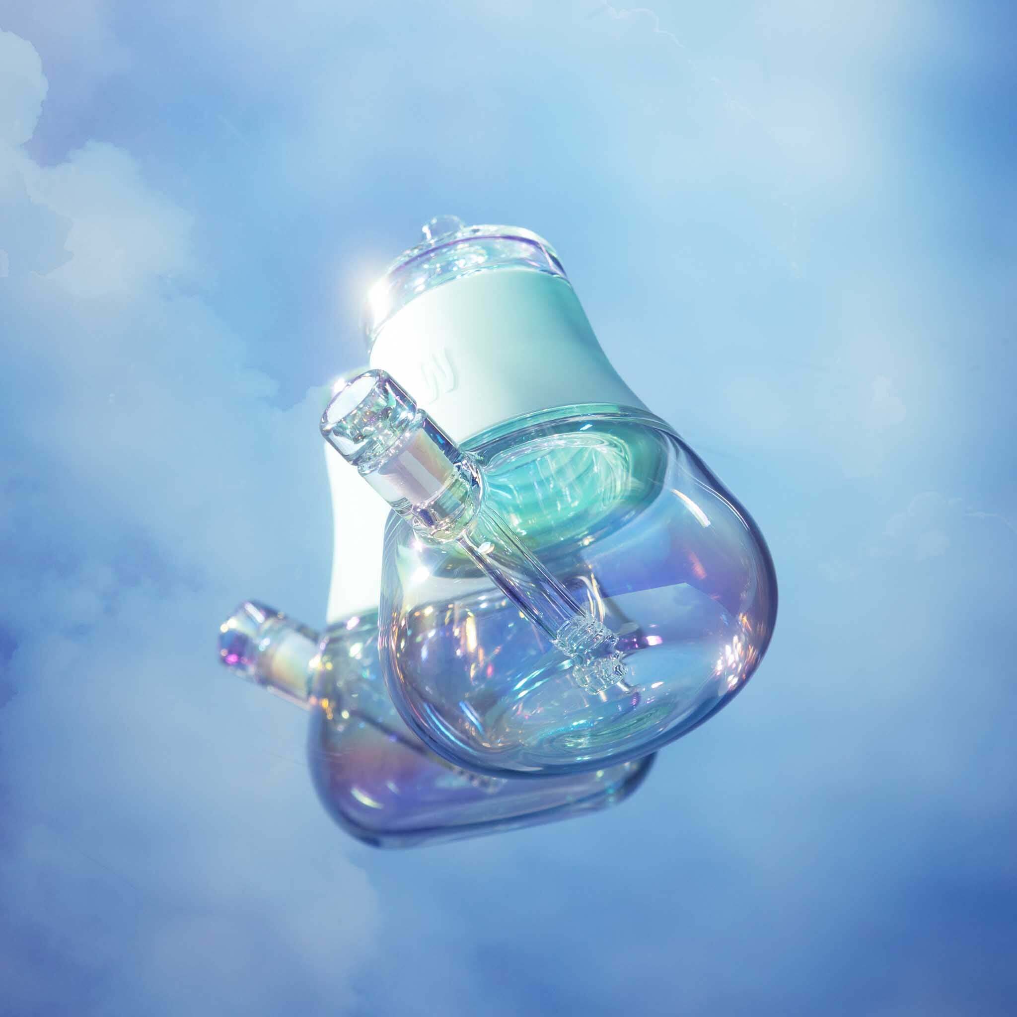 The Bubbler Iridescent - Sky - Discreet Smoker