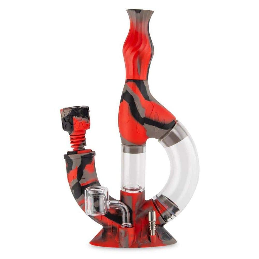 Ooze Echo Silicone Water Pipe - Discreet Smoker