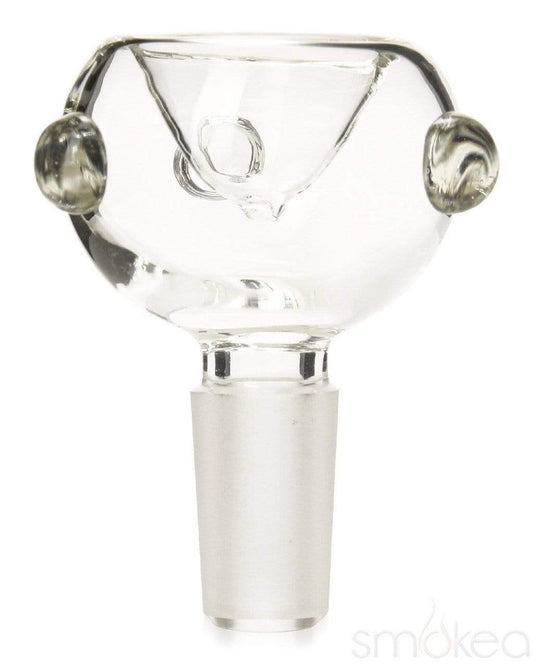 SMOKEA 14mm Glass on Glass Bubble Bowl - Discreet Smoker
