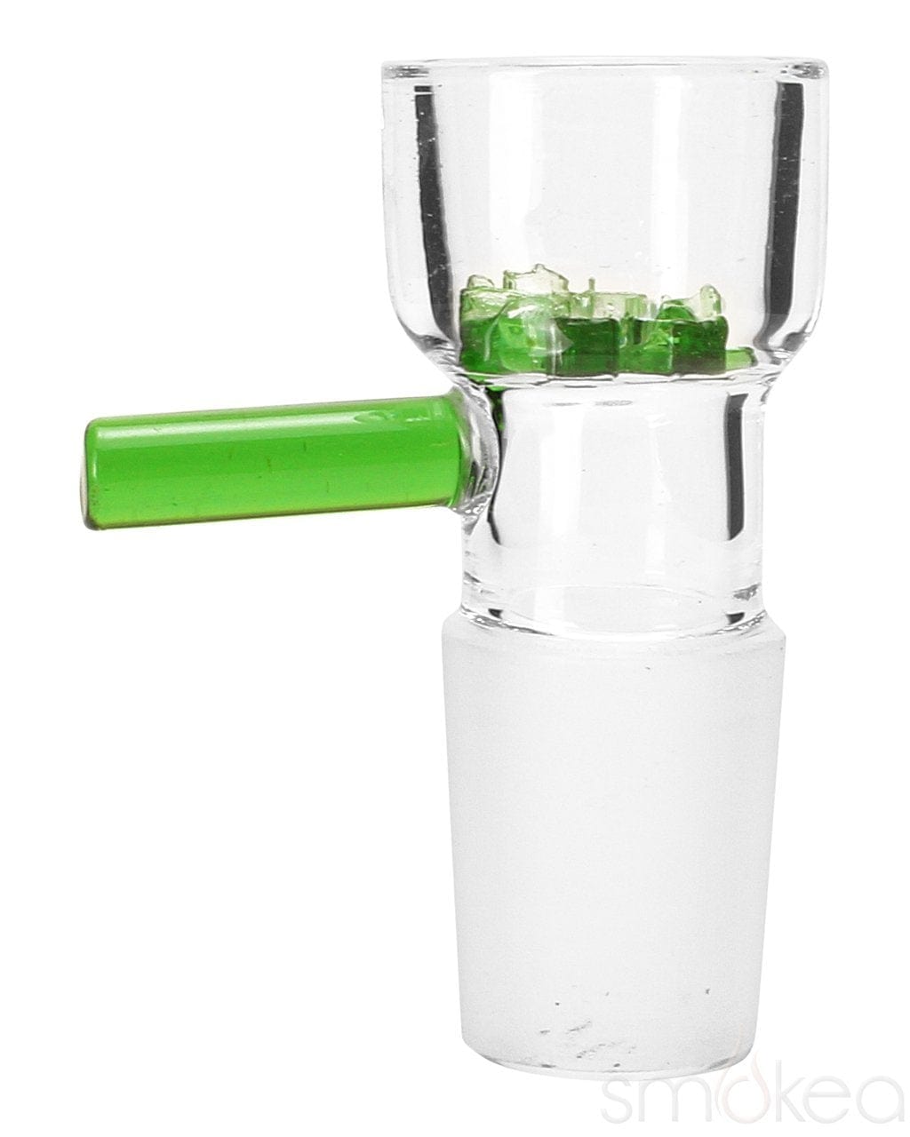 SMOKEA 18mm Glass on Glass Bowl w/ Built in Screen - Discreet Smoker