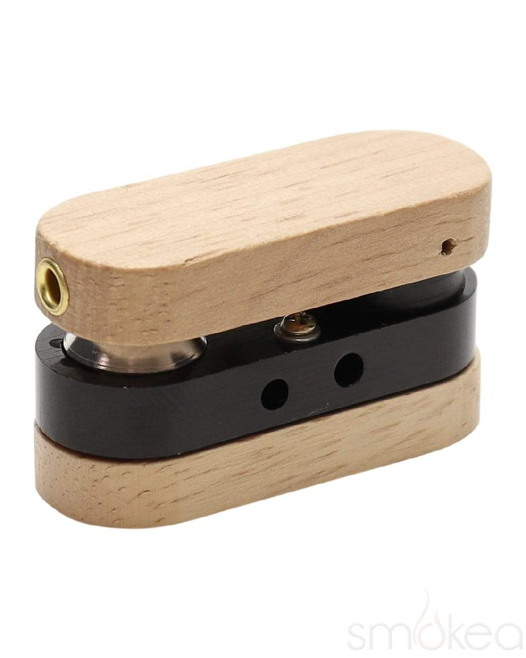SMOKEA Rotatable Wood Pocket Pipe - Discreet Smoker