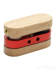 SMOKEA Rotatable Wood Pocket Pipe - Discreet Smoker