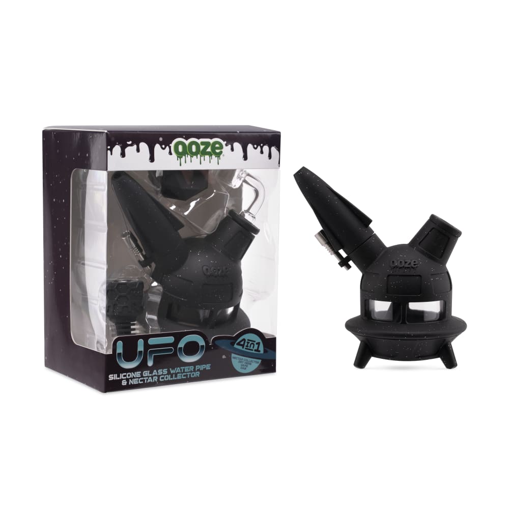 Ooze UFO Silicone Water Pipe - Discreet Smoker