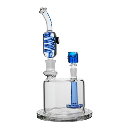 Spiral Coil Bong and Dab Rig Combo - Discreet Smoker