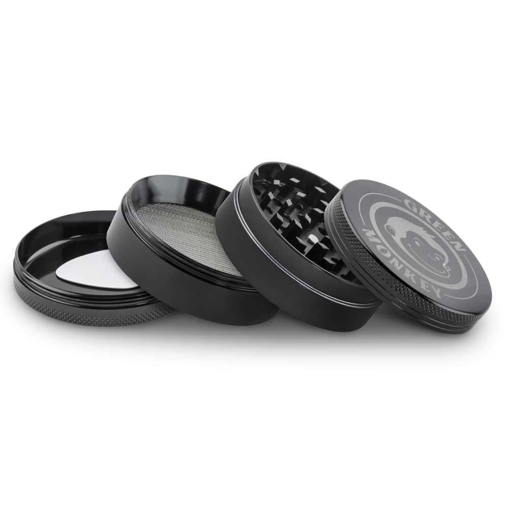 Green Monkey Grinder - Capuchin 4pc - 63mm - Discreet Smoker
