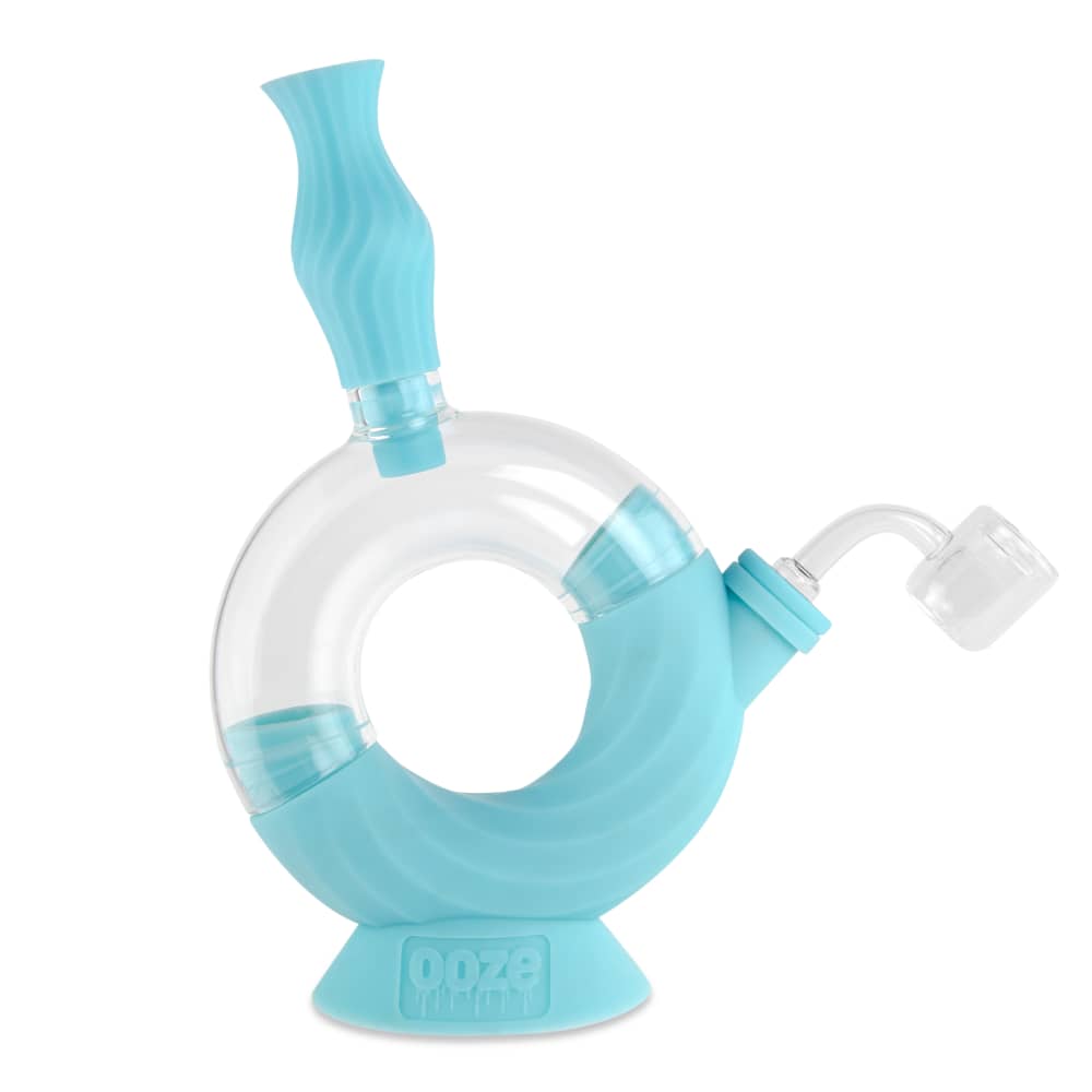 Ooze Ozone Silicone Water Pipe and Dab Straw - Discreet Smoker