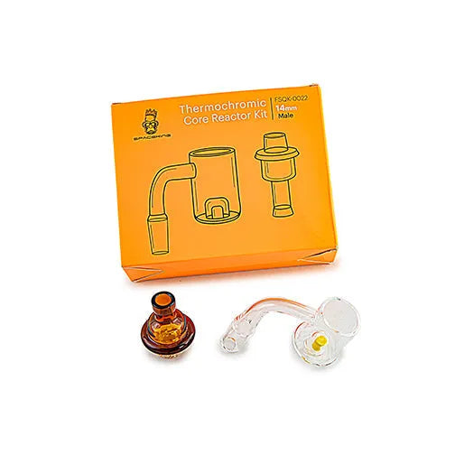 Space King Thermochromic Core Reactor Banger Kit (Orange) - Discreet Smoker