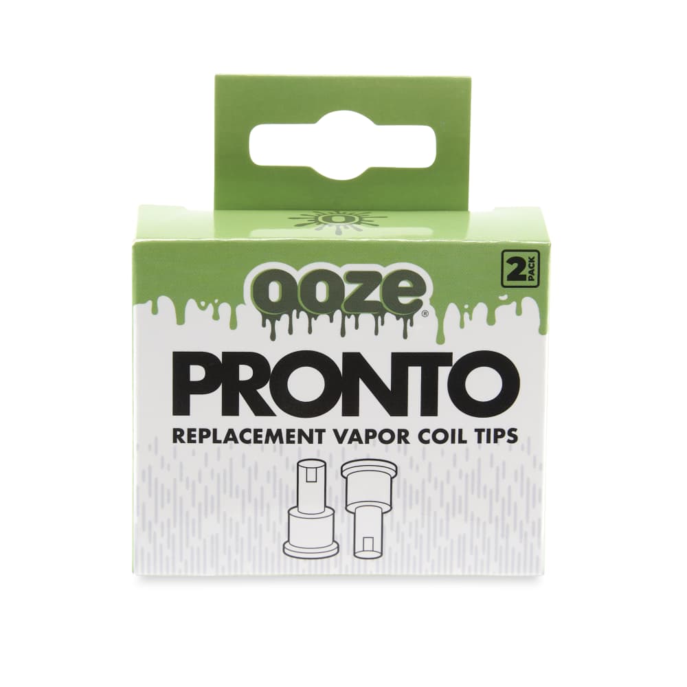 Ooze Pronto Electronic Concentrate Device 2-Pack Replacement Vapor Coil Tips - Discreet Smoker
