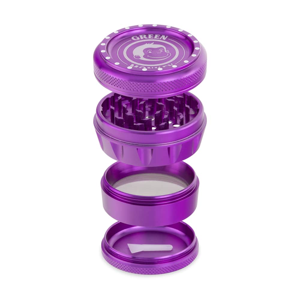 Green Monkey Grinder - Tamarin 4pc - 70mm - Discreet Smoker