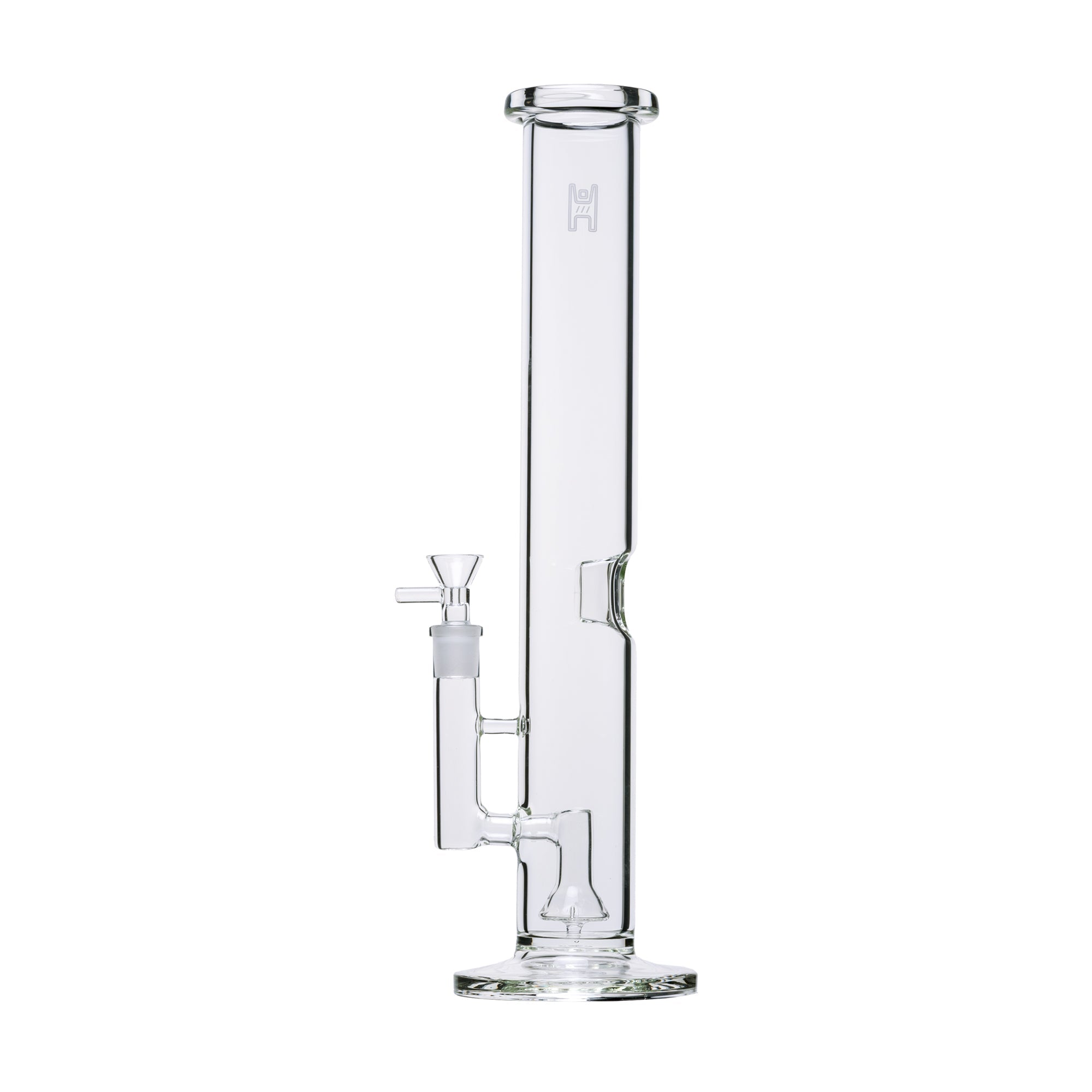 Human Grade 15" Tube Glass Water Pipe - Discreet Smoker