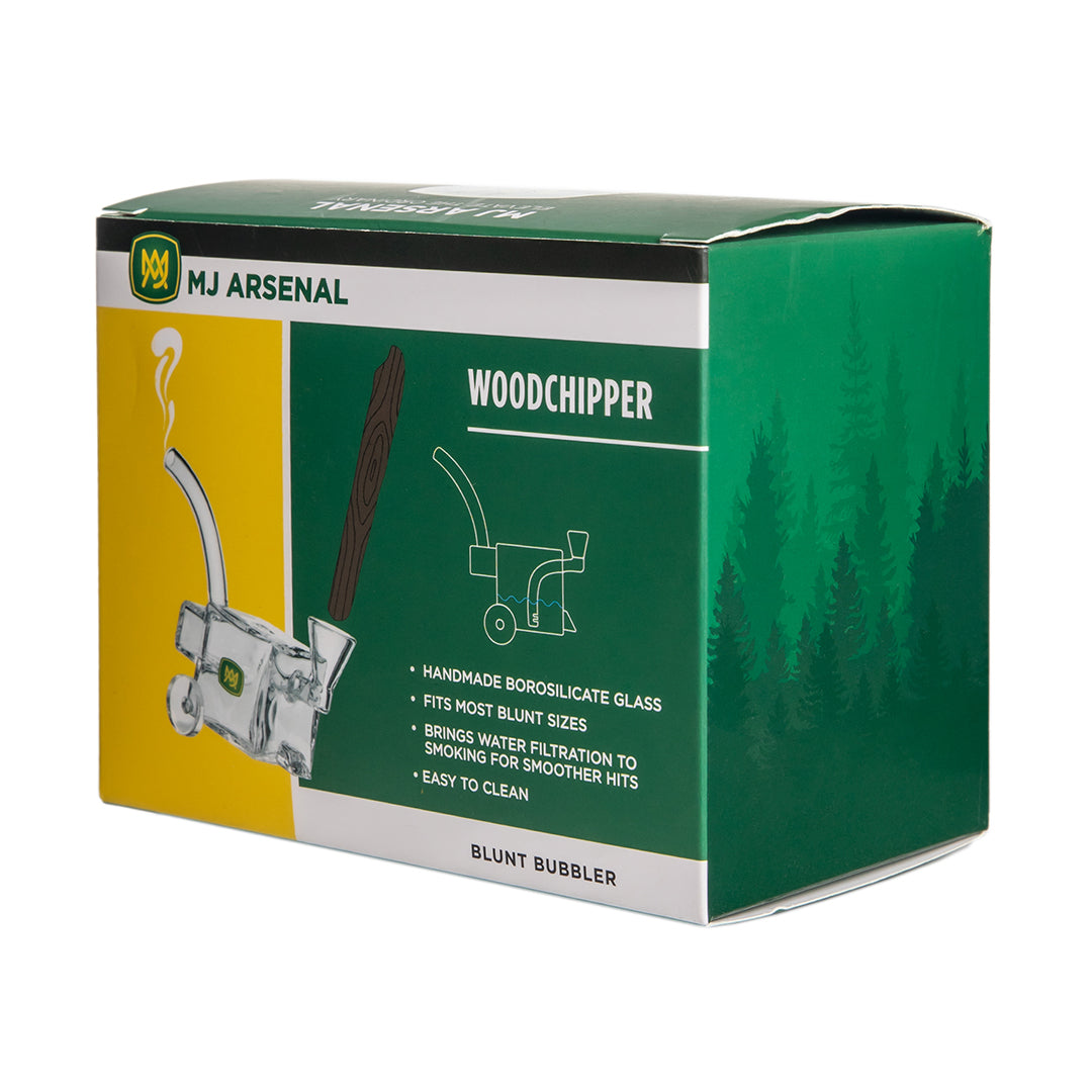 MJ Arsenal Woodchipper Blunt Bubbler - Discreet Smoker