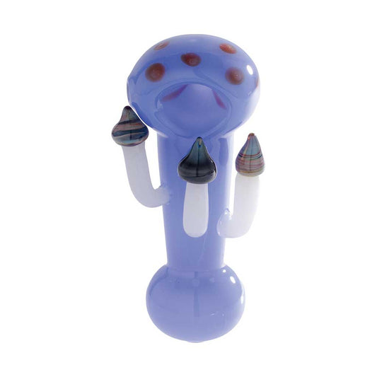 TOADSTOOL MUSHROOM GLASS HAND PIPE - Discreet Smoker
