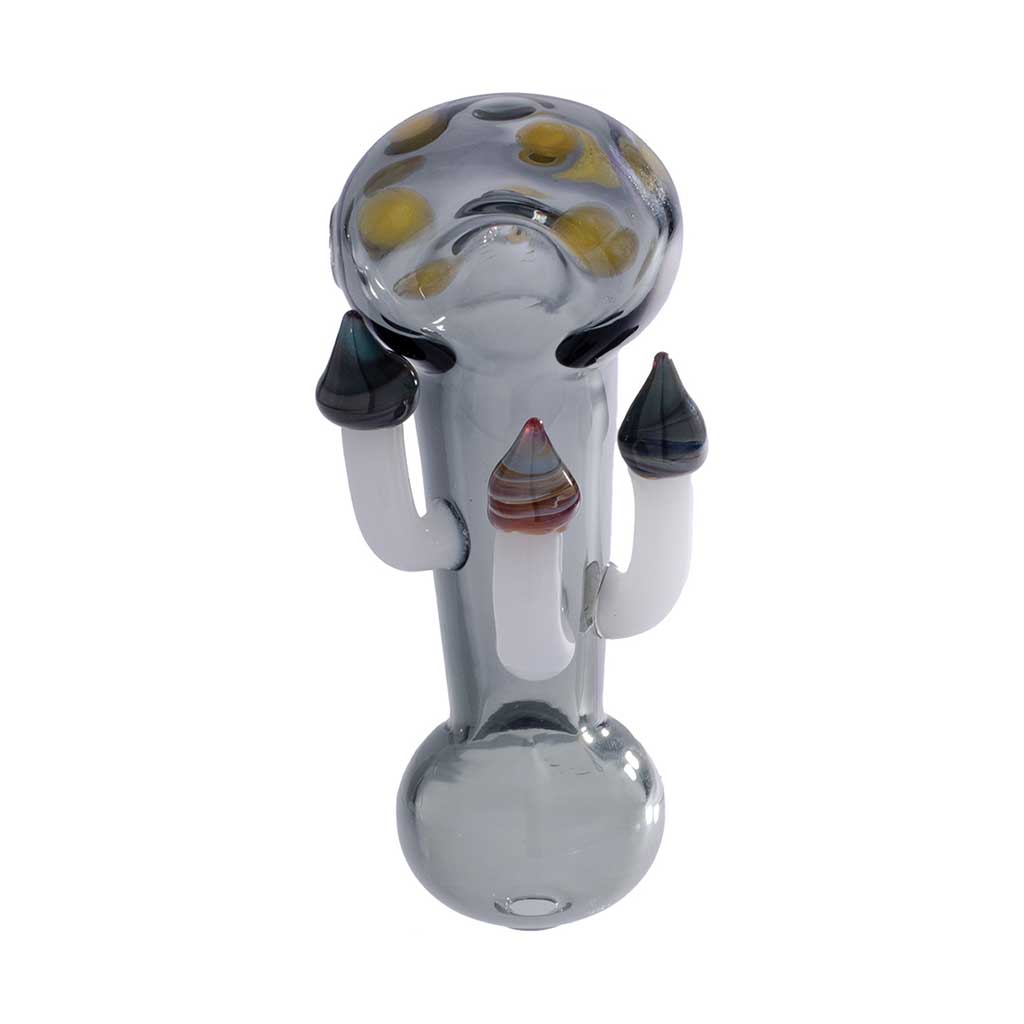 TOADSTOOL MUSHROOM GLASS HAND PIPE - Discreet Smoker