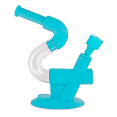 Ooze Swerve Silicone Water Pipe - Discreet Smoker