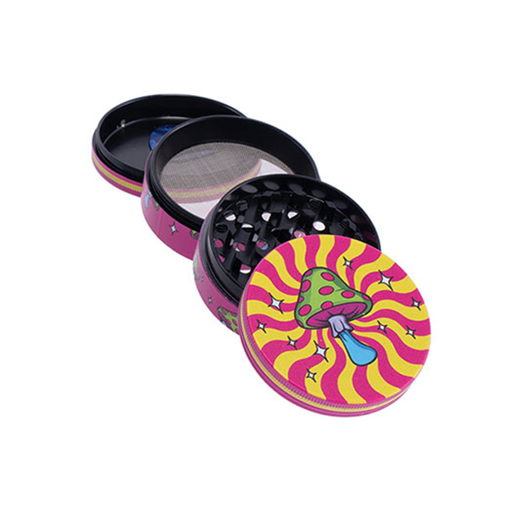 TRIPPY MUSHROOM WACKY GRINDER - Discreet Smoker