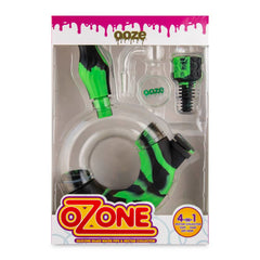 Ooze Ozone Silicone Water Pipe and Dab Straw - Discreet Smoker