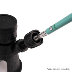 Ooze Hyborg Silicone Glass 4-in-1 Hybrid Water Pipe and Nectar Collector - Discreet Smoker