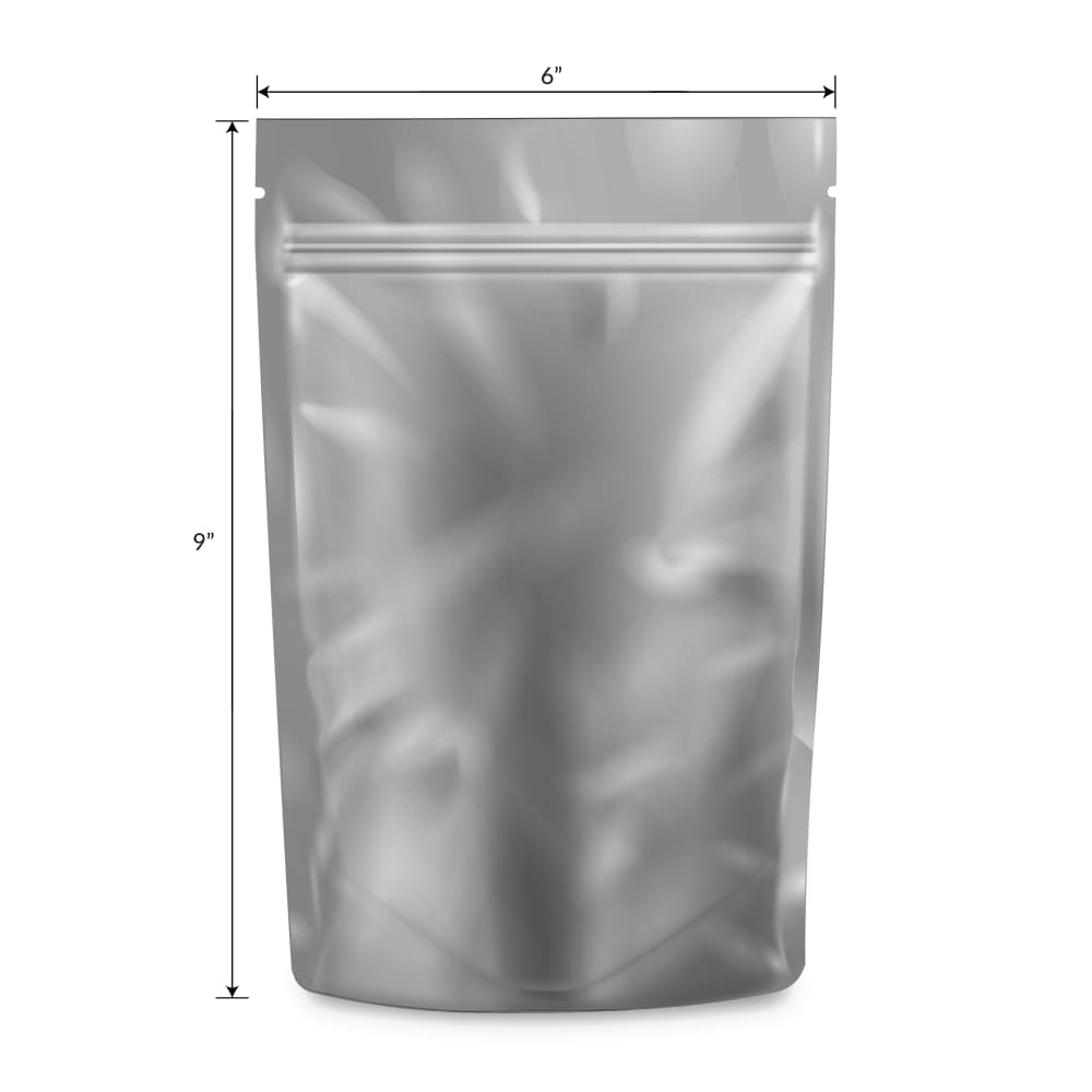 Loud Lock 1 Ounce Mylar Smell Proof Vacuum Seal Bags - 1,000 Count - Discreet Smoker