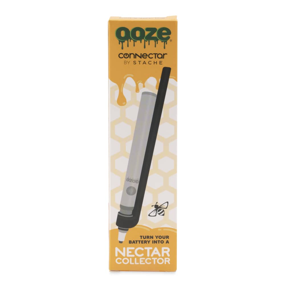 Ooze x Stache ConNectar - 510 Thread Dab Straw Vape Pen Attachment - Discreet Smoker