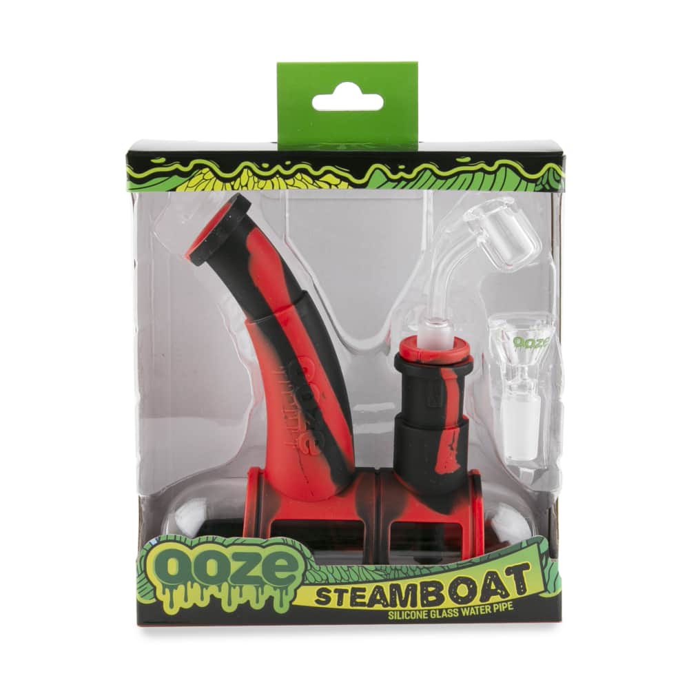 Ooze Steamboat Silicone Bubbler - Discreet Smoker