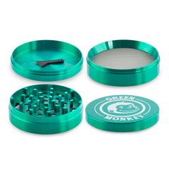Green Monkey Grinder - Capuchin 4pc - 75mm - Discreet Smoker