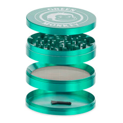Green Monkey Grinder - Capuchin 4pc - 100mm - Discreet Smoker