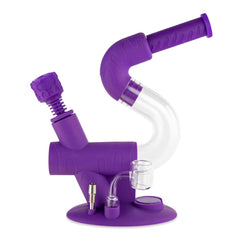 Ooze Swerve Silicone Water Pipe - Discreet Smoker