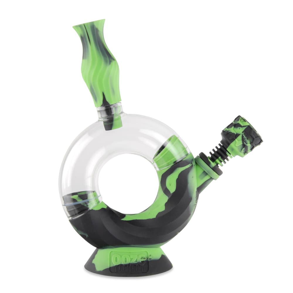 Ooze Ozone Silicone Water Pipe and Dab Straw - Discreet Smoker