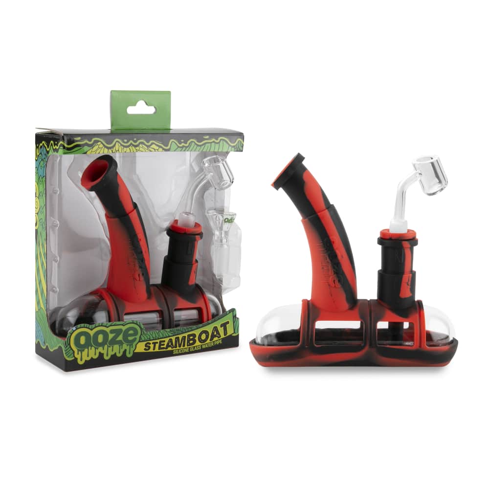 Ooze Steamboat Silicone Bubbler - Discreet Smoker