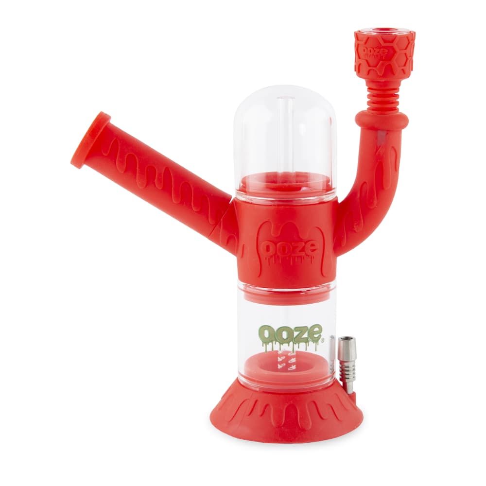 Ooze Cranium Silicone 4-in-1 Hybrid Water Pipe - Discreet Smoker