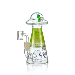 UFO Alien Dab Rig with Showerhead Perc | Croia Glass - Discreet Smoker