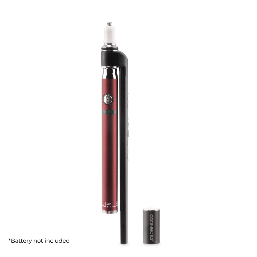 Ooze x Stache ConNectar - 510 Thread Dab Straw Vape Pen Attachment - Discreet Smoker
