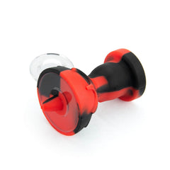 Silicone Carb Cap With Glass Bowl Screen - Discreet Smoker