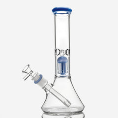 11-inch Glass Beaker Bong with Tree Perc - Discreet Smoker