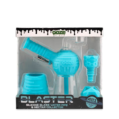 Ooze Blaster Silicone Glass 4-in-1 Hybrid Water Pipe and Dab Straw - Discreet Smoker