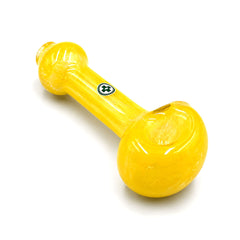 USA Made Glassworks Frit Glass Spoon Pipe – 4″ – Assorted Colors