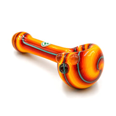 USA Made Glassworks Linework Glass Spoon Pipe – 4″ – Assorted Colors