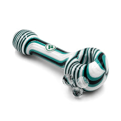 USA Made Glassworks Linework Glass Spoon Pipe – 4″ – Assorted Colors