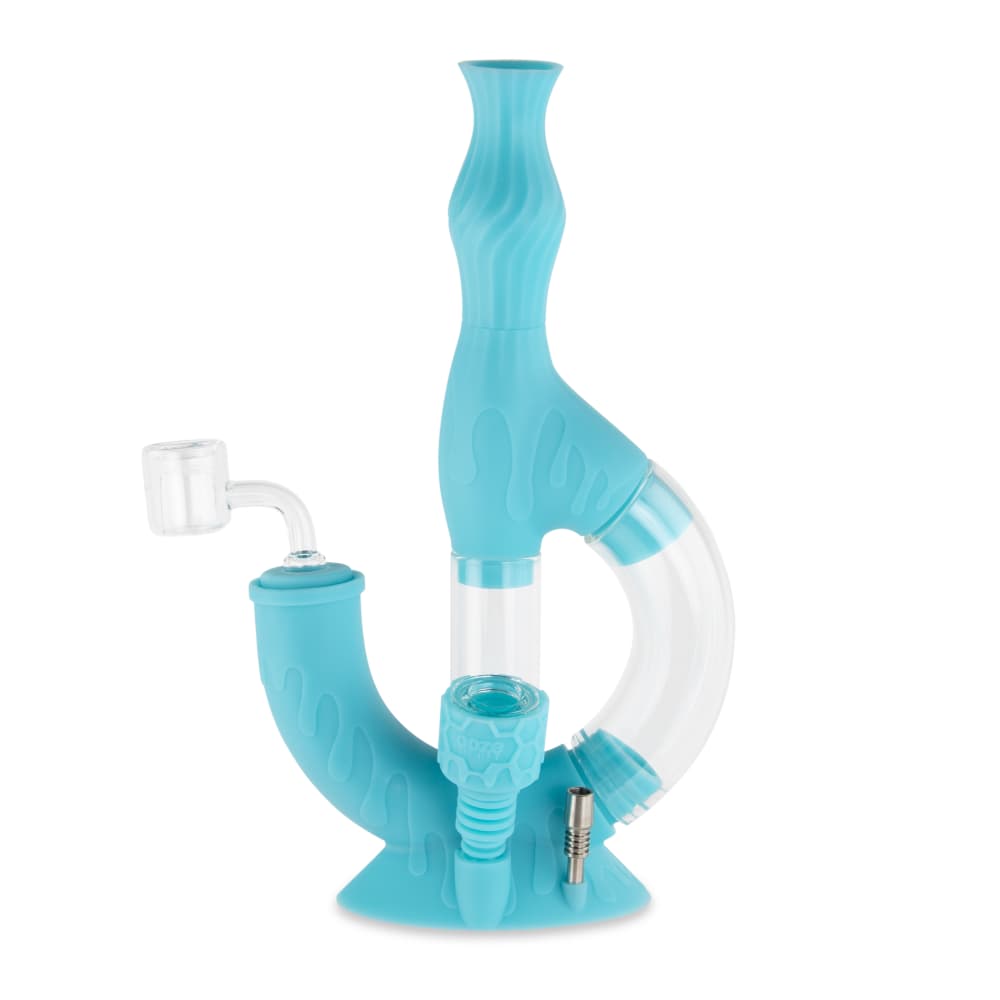Ooze Echo Silicone Water Pipe - Discreet Smoker