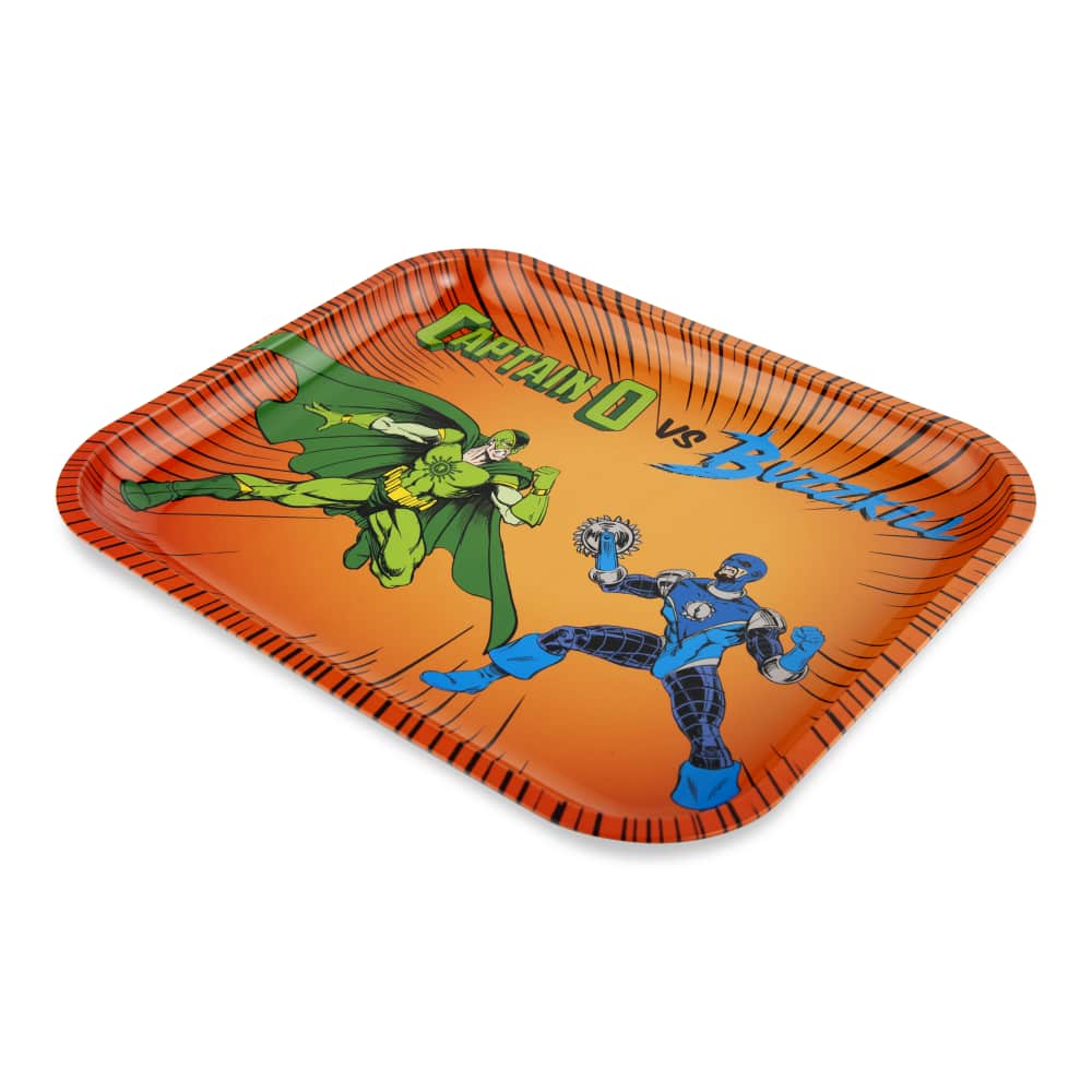 Ooze Rolling Tray - Metal - Large - Discreet Smoker