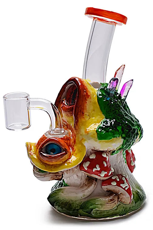 Clay Mushroom Rig - Discreet Smoker