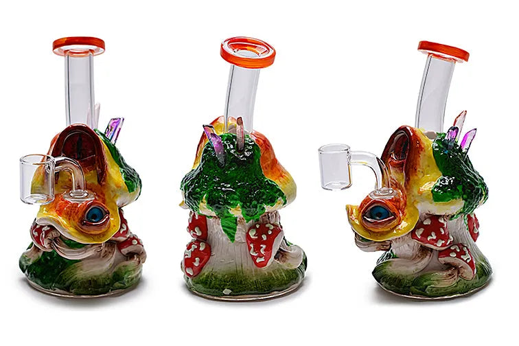Clay Mushroom Rig - Discreet Smoker