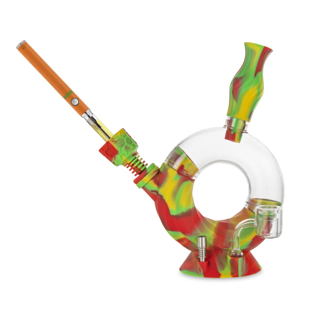 Ooze Ozone Silicone Water Pipe and Dab Straw - Discreet Smoker