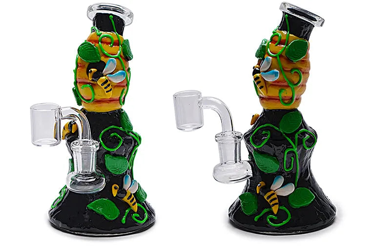 Clay Bee Honeycomb Rig - Discreet Smoker