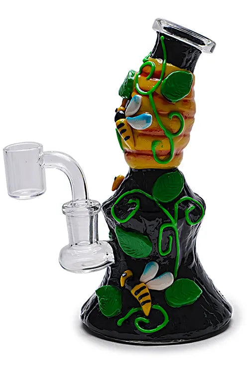 Clay Bee Honeycomb Rig - Discreet Smoker