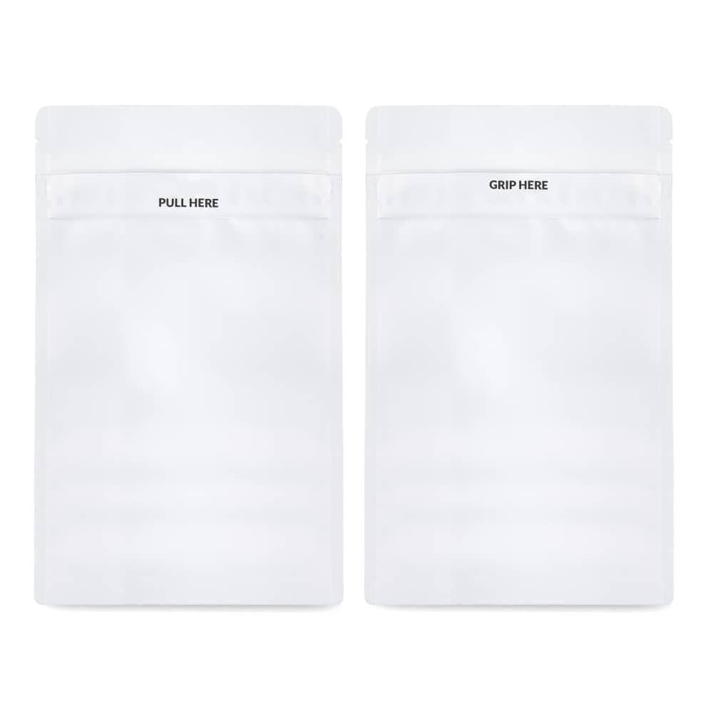 Loud Lock 1/2 Grip N Pull Mylar Smell Proof Child Safe Vacuum Seal Bags - 1,000 Count - Discreet Smoker